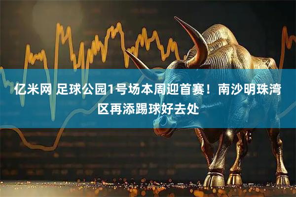 亿米网 足球公园1号场本周迎首赛！南沙明珠湾区再添踢球好去处